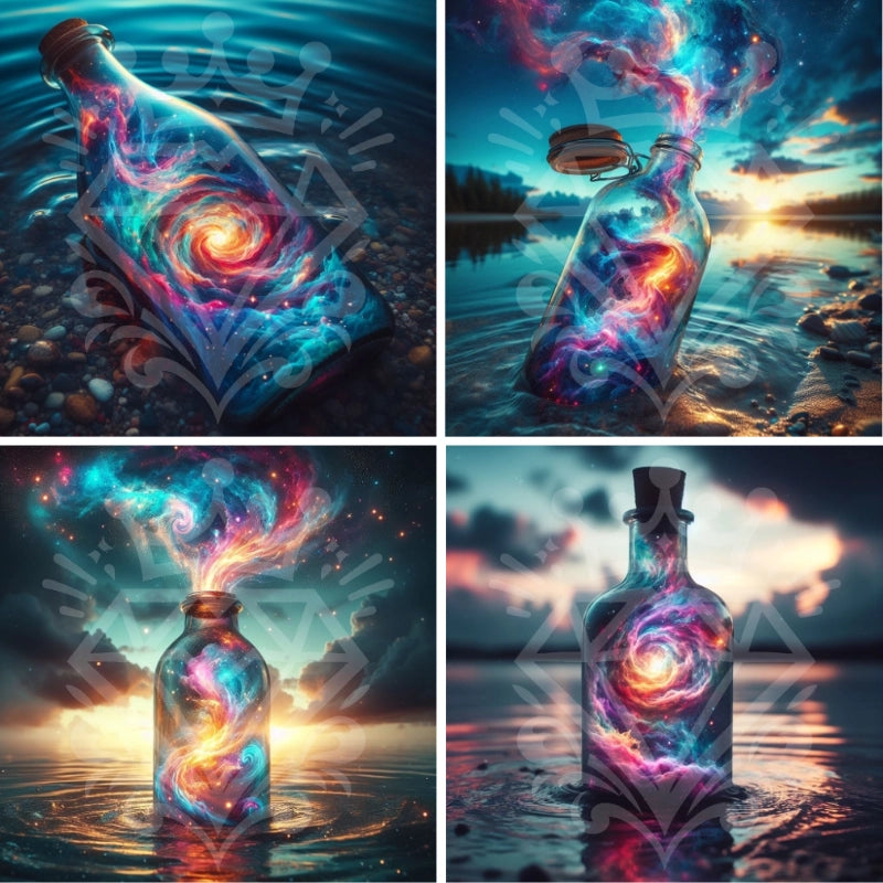 Galaxie in der Flasche