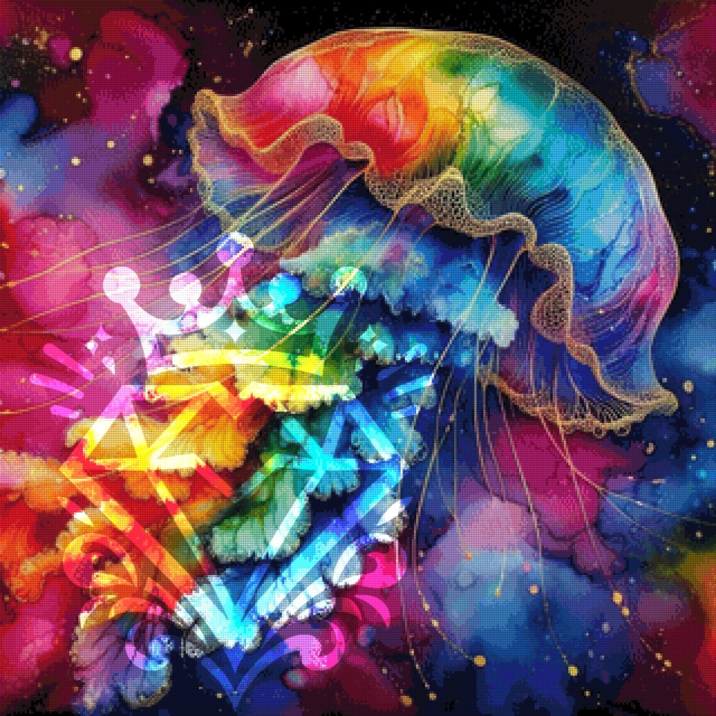 Regenbogen-Qualle