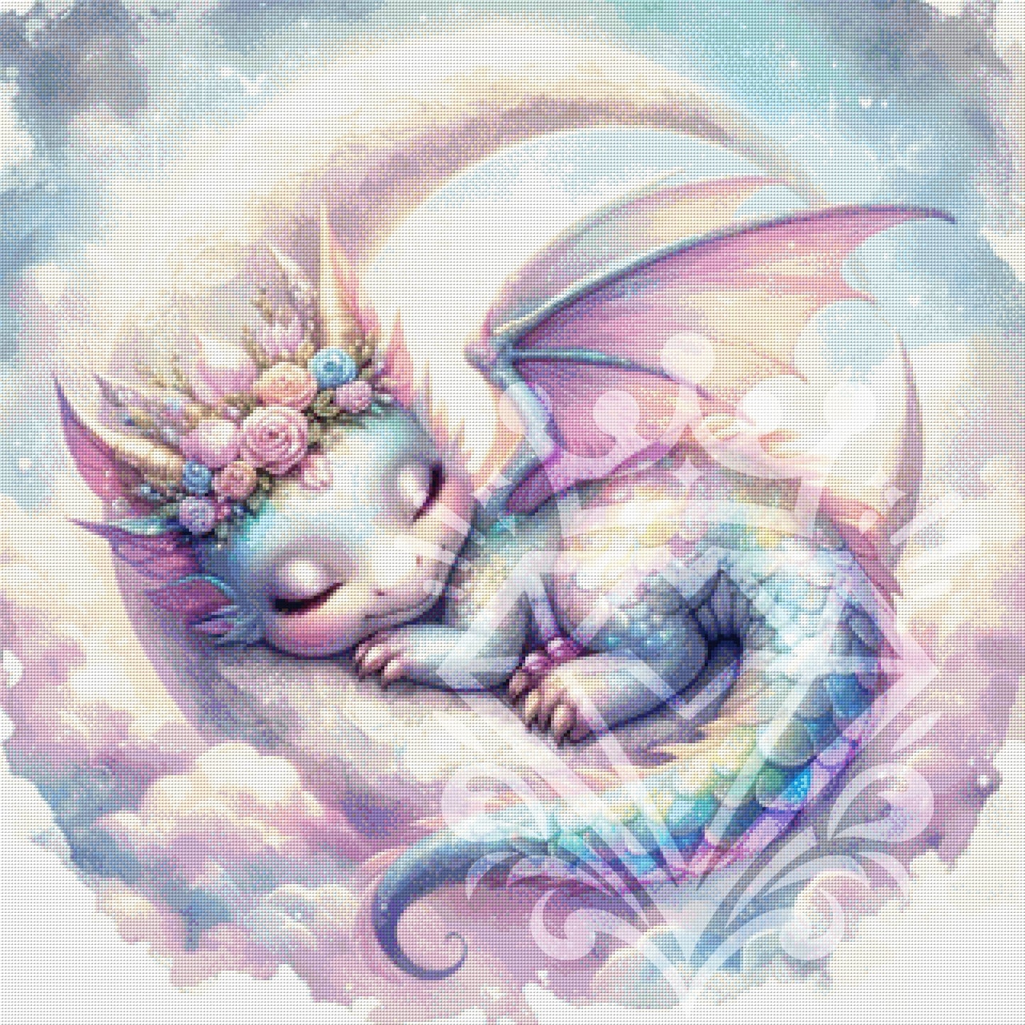 Schlafender Drache auf dem Mond