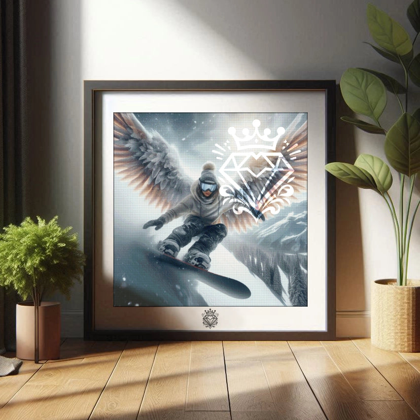 Snowboarding Angel