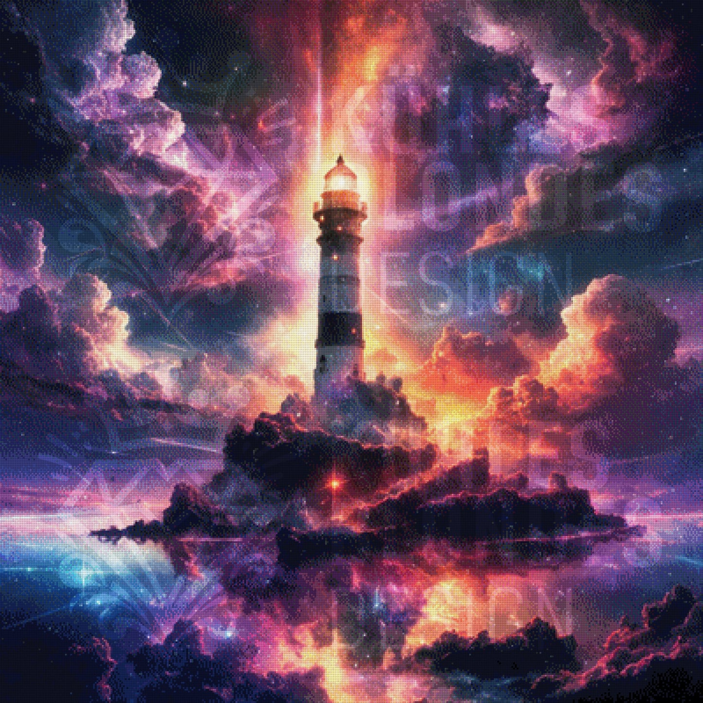 Kosmischer Leuchtturm