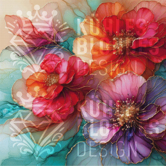 Fließender Blumentraum