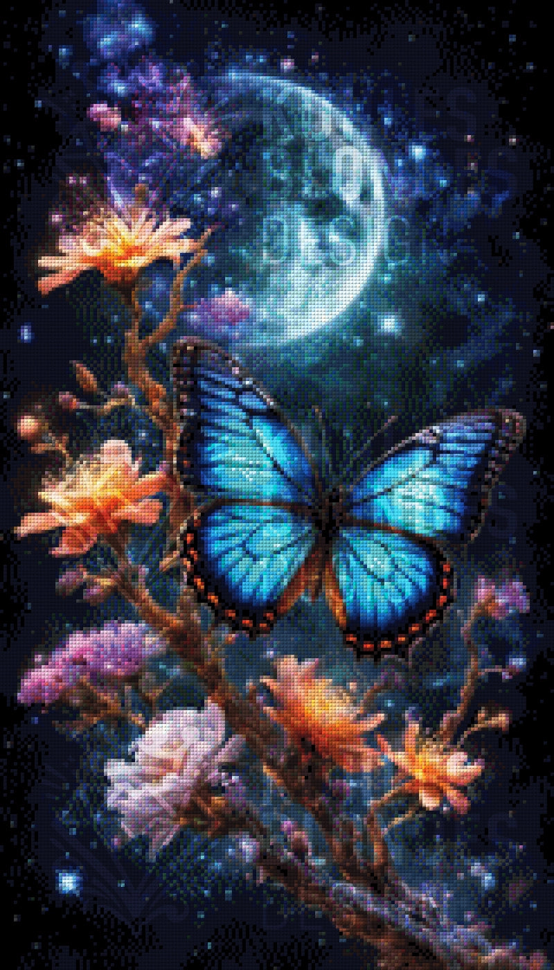 Sternenfalter im Mondschein