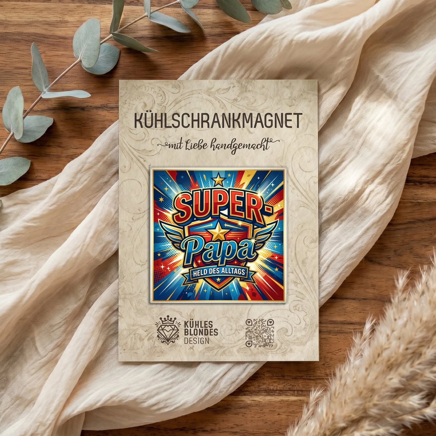 "Super Papa" Held des Alltags Magnet