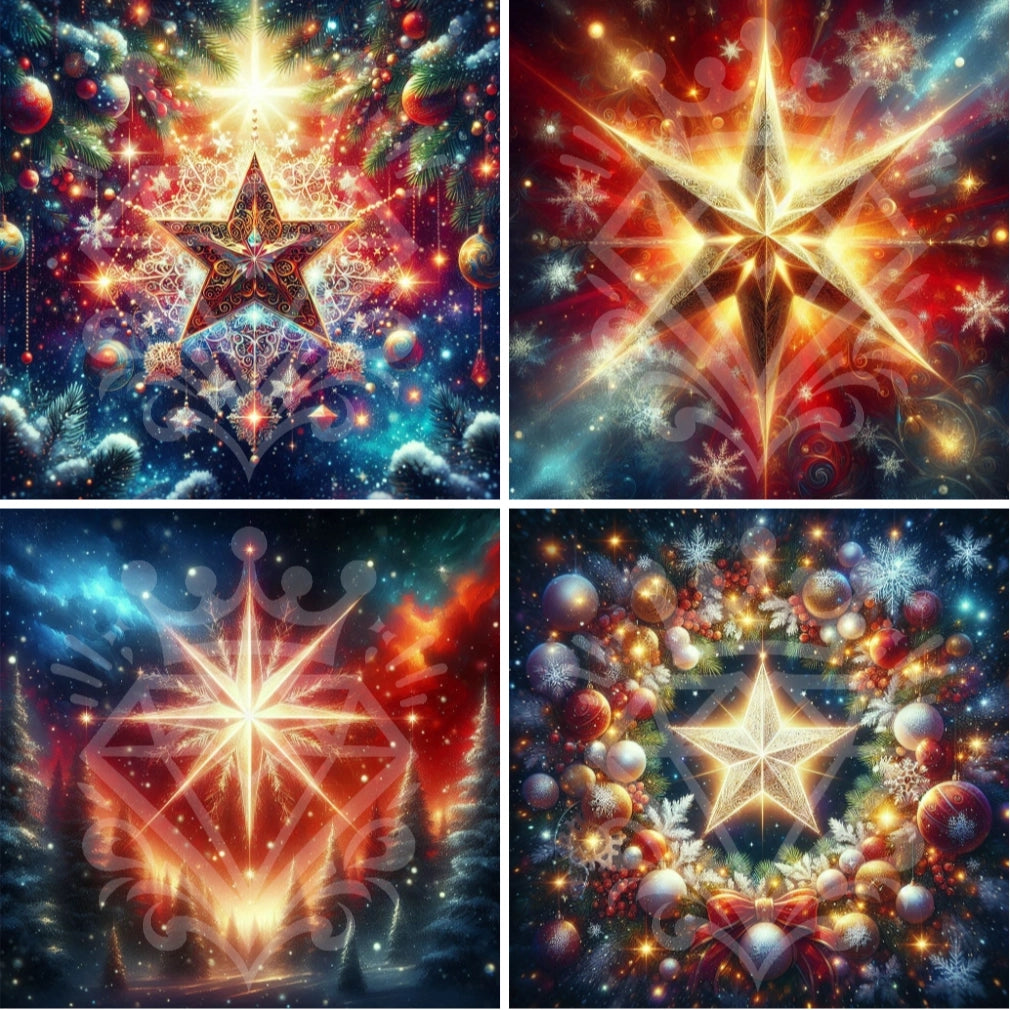 Festliche Weihnachtssterne