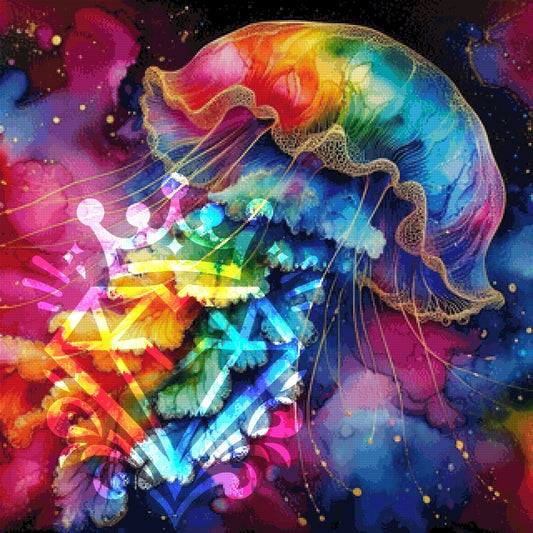 Regenbogen-Qualle