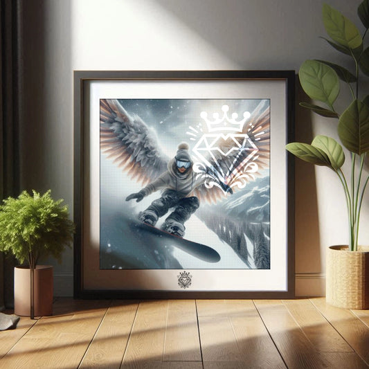 Snowboarding Angel