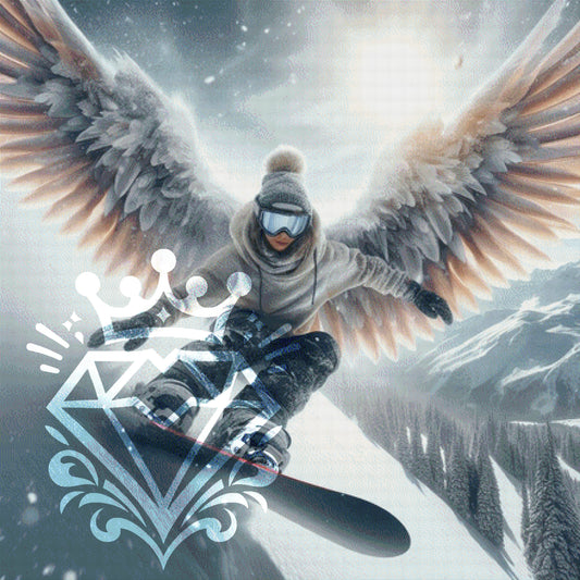 Snowboarding Angel