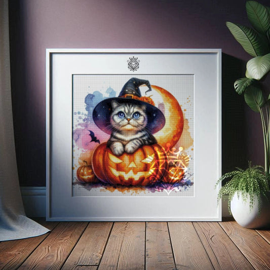 Magiekatze Halloween