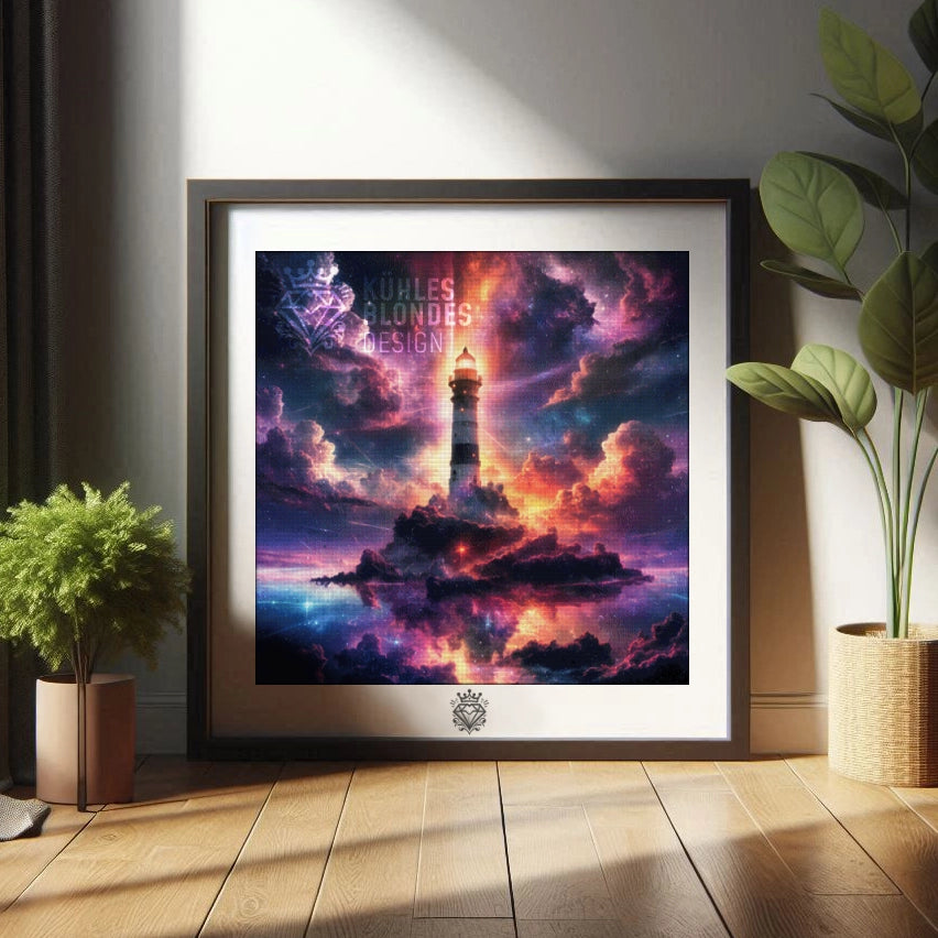 Kosmischer Leuchtturm