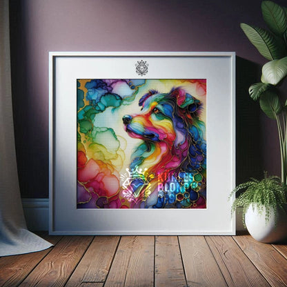 Seelenhund im Farbrausch