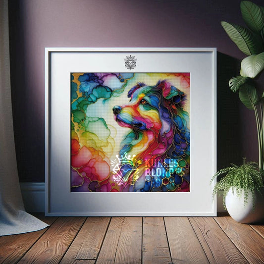 Seelenhund im Farbrausch