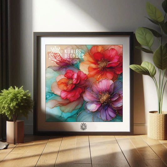 Fließender Blumentraum