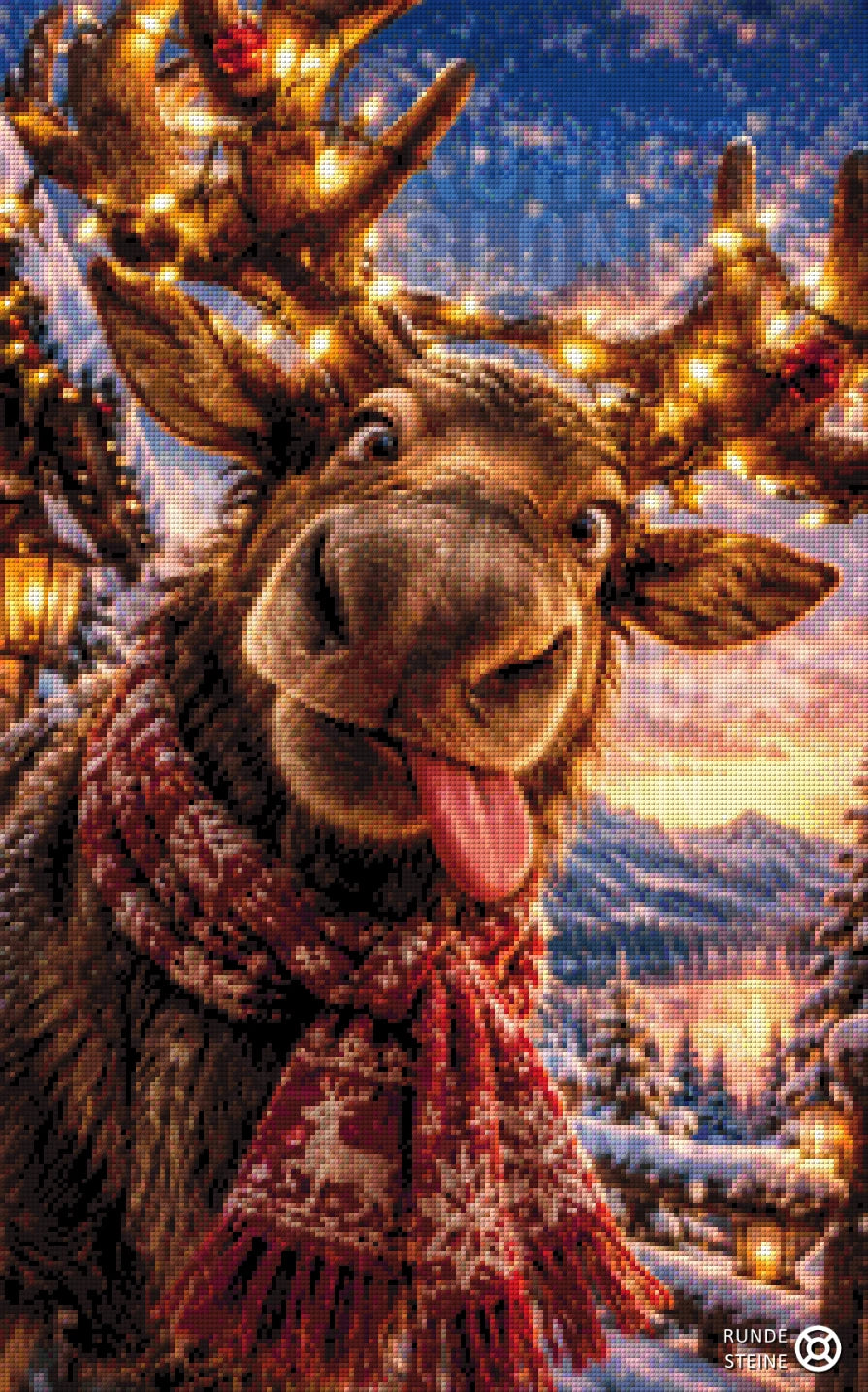 Elchbert im Weihnachtsfieber
