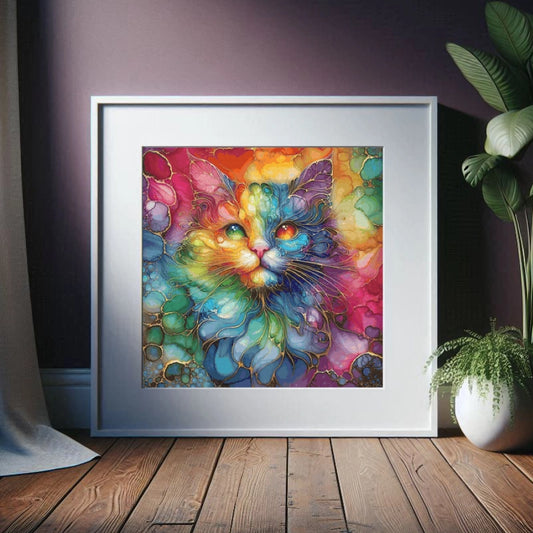 Regenbogen-Katze - 170 Farben